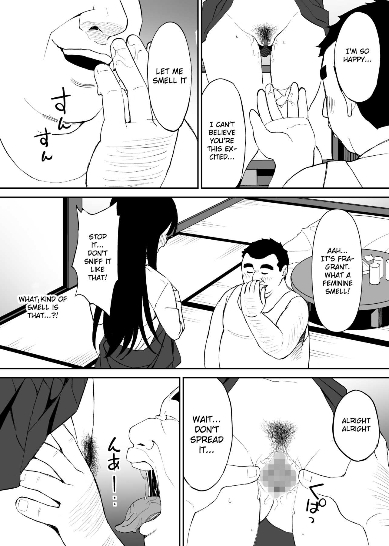 Hentai Manga Comic-A Disgusting Unemployed Old Man (Me) Was Pleased When He Irresponsibly Creampied a Beautiful JK Girl's Virgin Pussy-Read-23